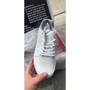 RINGOR RIP-IT Girls Diamond Softball Cleats Molded White/White Size 6